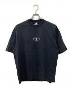 BALENCIAGAバレンシアガ）の古着「BB Logo T-shirt/612966 TMVG7」｜グレー
