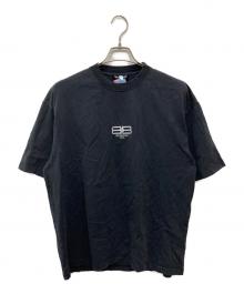 BALENCIAGA（バレンシアガ）の古着「BB Logo T-shirt/612966 TMVG7」｜グレー