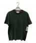 Thom Browne（トムブラウン）の古着「ラインデザインTシャツ/MJS123A-00050320」｜カーキ