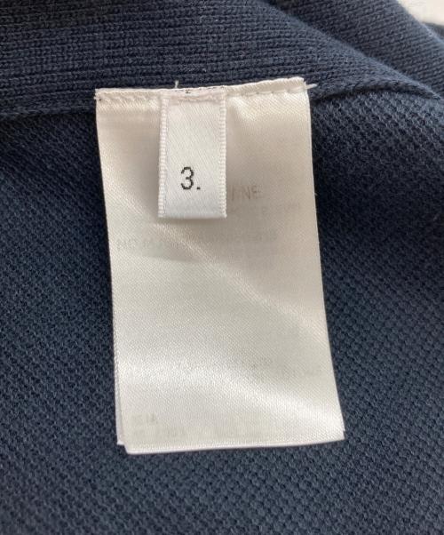 Thom Browne（トムブラウン）Thom Browne (トムブラウン) ラインデザインTシャツ ネイビー サイズ:3の古着・服飾アイテム