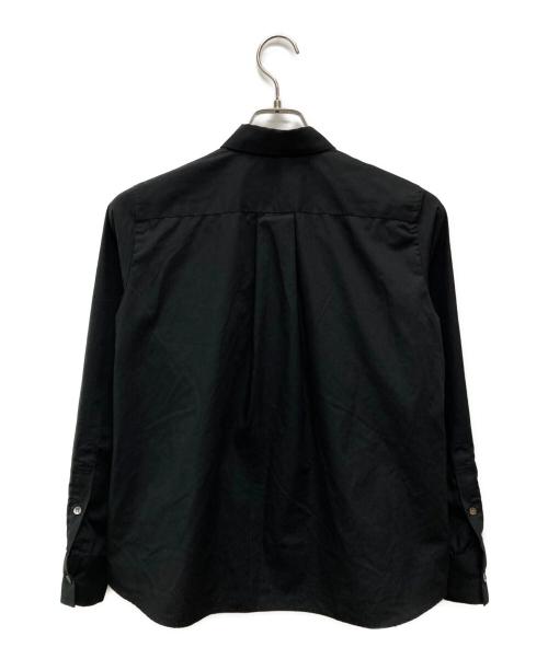 sacai（サカイ）sacai (サカイ) サイドジップシャツ/18-03619 ブラック サイズ:1の古着・服飾アイテム