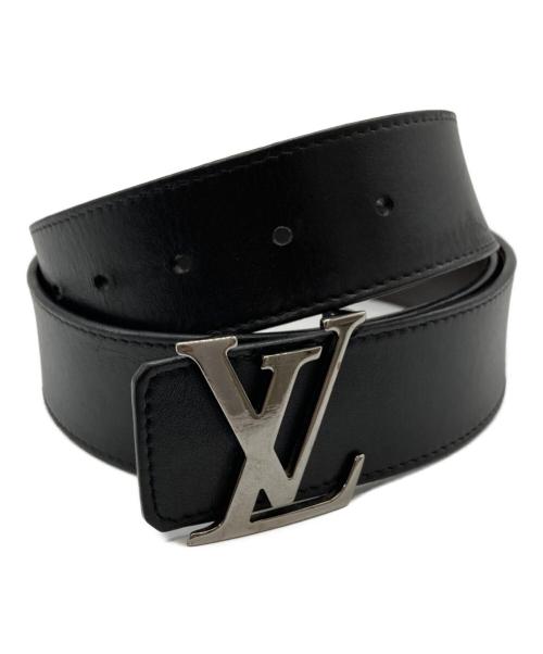 LOUIS VUITTON（ルイ ヴィトン）LOUIS VUITTON (ルイ ヴィトン) サンチュール LVイニシャル ベルト/M9887 ブラック サイズ:90/36の古着・服飾アイテム