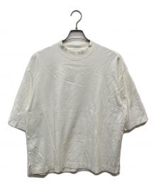 MINEDENIM（マインデニム）の古着「Smooth Mockneck Half Sleeve T-SH」｜ホワイト