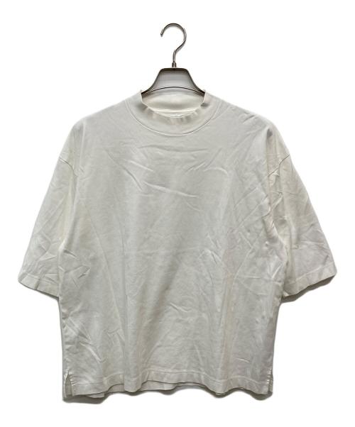 MINEDENIM（マインデニム）MINEDENIM (マインデニム) Smooth Mockneck Half Sleeve T-SH ホワイト サイズ:Lの古着・服飾アイテム