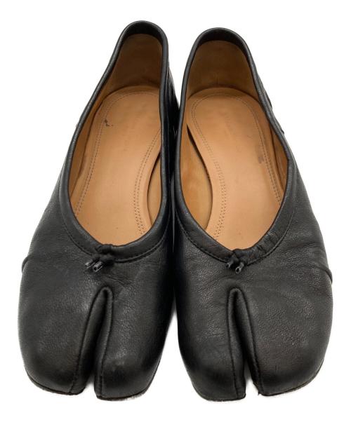 Maison Margiela（メゾンマルジェラ）Maison Margiela (メゾンマルジェラ) Tabi レザーパンプス/S58WZ0128 ブラック サイズ:38の古着・服飾アイテム