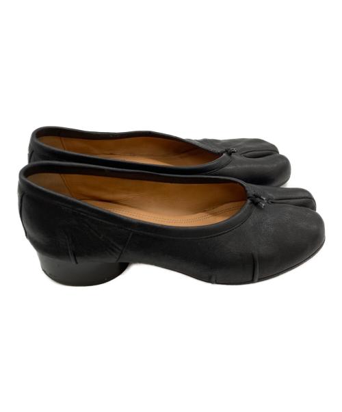 Maison Margiela（メゾンマルジェラ）Maison Margiela (メゾンマルジェラ) Tabi レザーパンプス/S58WZ0128 ブラック サイズ:38の古着・服飾アイテム