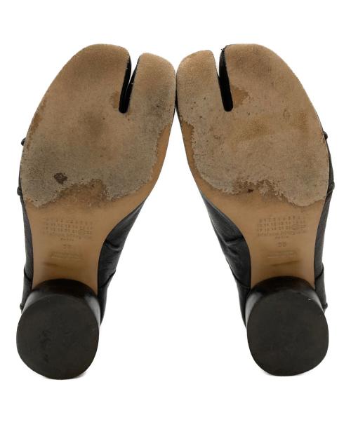 Maison Margiela（メゾンマルジェラ）Maison Margiela (メゾンマルジェラ) Tabi レザーパンプス/S58WZ0128 ブラック サイズ:38の古着・服飾アイテム