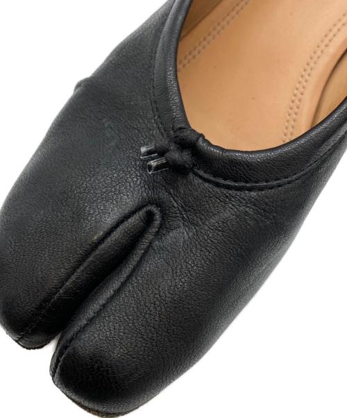 Maison Margiela（メゾンマルジェラ）Maison Margiela (メゾンマルジェラ) Tabi レザーパンプス/S58WZ0128 ブラック サイズ:38の古着・服飾アイテム