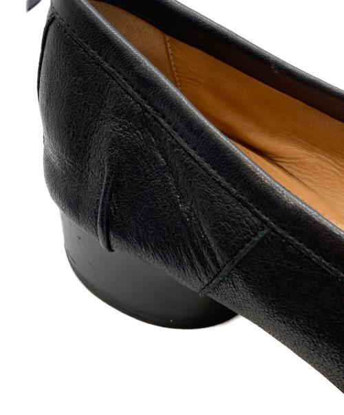 Maison Margiela（メゾンマルジェラ）Maison Margiela (メゾンマルジェラ) Tabi レザーパンプス/S58WZ0128 ブラック サイズ:38の古着・服飾アイテム