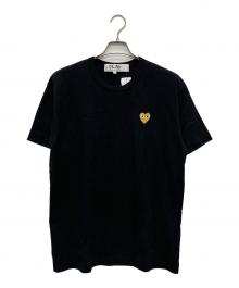 PLAY COMME des GARCONS（プレイコムデギャルソン）の古着「ハートロゴTシャツ」｜ブラック