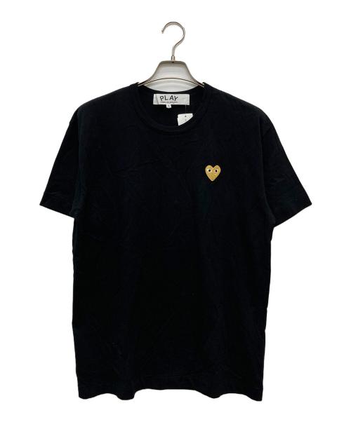 PLAY COMME des GARCONS（プレイコムデギャルソン）PLAY COMME des GARCONS (プレイコムデギャルソン) ハートロゴTシャツ ブラック サイズ:ＸＬの古着・服飾アイテム