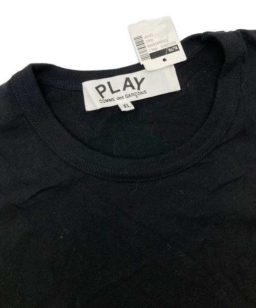 PLAY COMME des GARCONS（プレイコムデギャルソン）PLAY COMME des GARCONS (プレイコムデギャルソン) ハートロゴTシャツ ブラック サイズ:ＸＬの古着・服飾アイテム