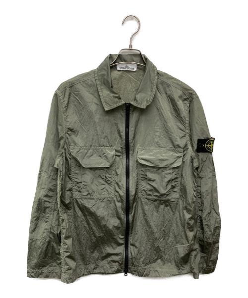 STONE ISLAND（ストーンアイランド）STONE ISLAND (ストーンアイランド) Nylon Metal Light Weight ジャケット/701511117 カーキ サイズ:Ｌの古着・服飾アイテム