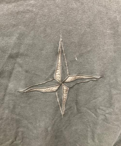 STONE ISLAND（ストーンアイランド）STONE ISLAND (ストーンアイランド) クルーネックロゴスウェット グレー サイズ:Lの古着・服飾アイテム