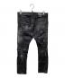 DSQUARED2 (ディースクエアード) Tidy Biker/ダメージ加工デニムパンツ ブラック サイズ:L：10000円