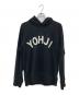 Y-3（ワイスリー）の古着「M Y LTR HDY PARKER YOHJI LETTERS HOODIE」｜ブラック