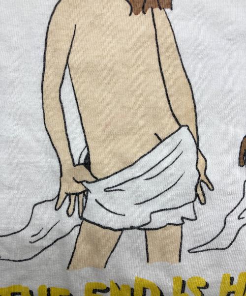 SAINT MICHAEL（セントマイケル）SAINT MICHAEL (セントマイケル) DT SS TEE/HLY&VIRTS/WHITE/SM-A23-0000-C22 アイボリー サイズ:Ｌ 未使用品の古着・服飾アイテム