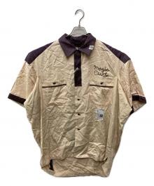 Maison MIHARA YASUHIRO（メゾン ミハラ ヤスヒロ）の古着「Bowling S/S Shirt」｜ベージュ×パープル