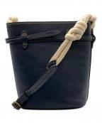 POLO RALPH LAURENポロ・ラルフローレン）の古着「Rope-Trim Small Bellport Bucket Bag」｜ネイビー