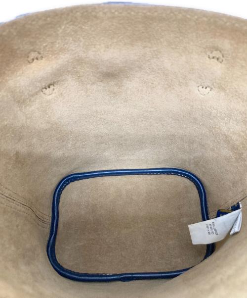 POLO RALPH LAUREN（ポロ・ラルフローレン）POLO RALPH LAUREN (ポロ・ラルフローレン) Rope-Trim Small Bellport Bucket Bag ネイビーの古着・服飾アイテム