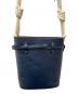 中古・古着 POLO RALPH LAUREN (ポロ・ラルフローレン) Rope-Trim Small Bellport Bucket Bag ネイビー：12000円