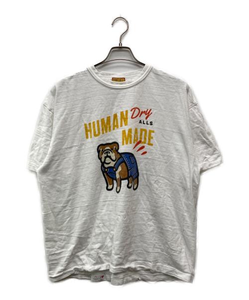 HUMAN MADE（ヒューマンメイド）HUMAN MADE (ヒューマンメイド) Bulldog T-shirt ホワイト サイズ:3XLの古着・服飾アイテム