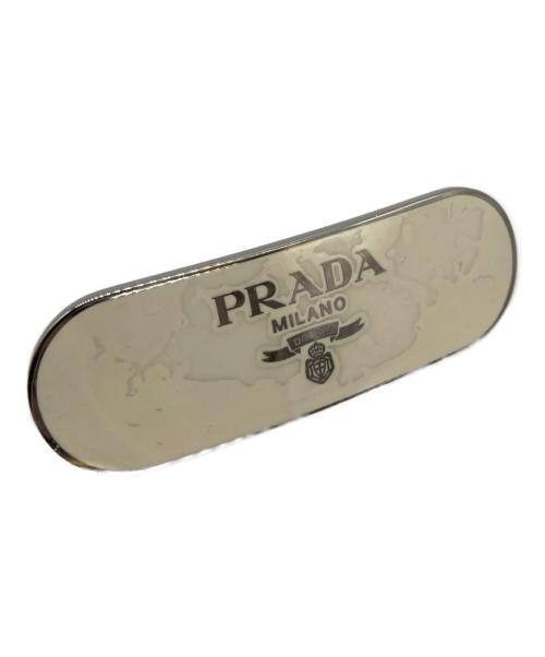 PRADA（プラダ）PRADA (プラダ) バレッタ ホワイトの古着・服飾アイテム