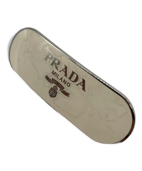 PRADA（プラダ）PRADA (プラダ) バレッタ ホワイトの古着・服飾アイテム