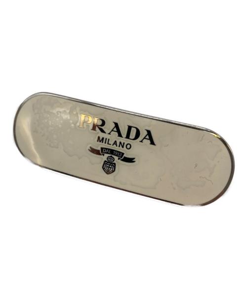 PRADA（プラダ）PRADA (プラダ) バレッタ ホワイトの古着・服飾アイテム