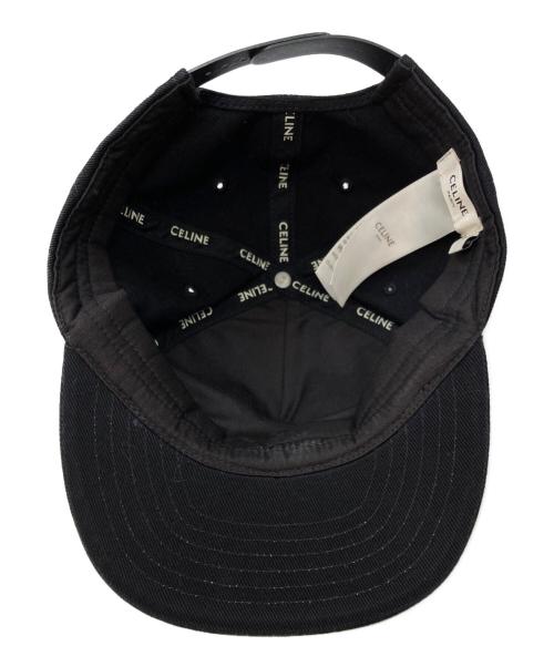 CELINE（セリーヌ）CELINE (セリーヌ) イニシャル キャップ/2AUU6641M ブラック サイズ:Ｓの古着・服飾アイテム