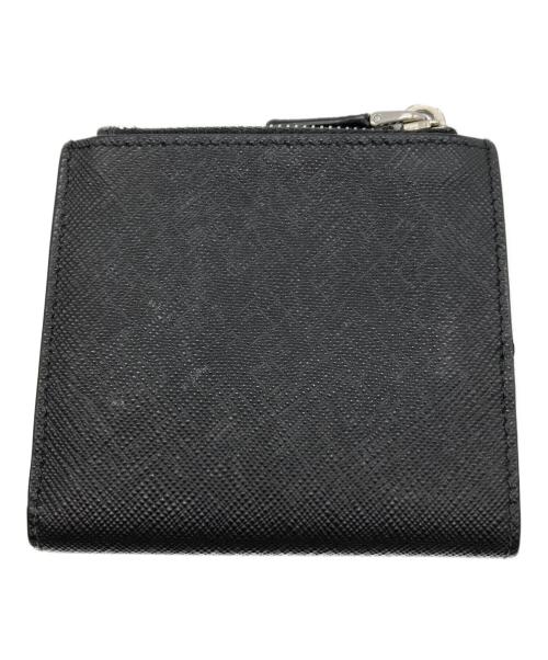 PRADA（プラダ）PRADA (プラダ) Saffiano Triangle Card Holder ブラックの古着・服飾アイテム