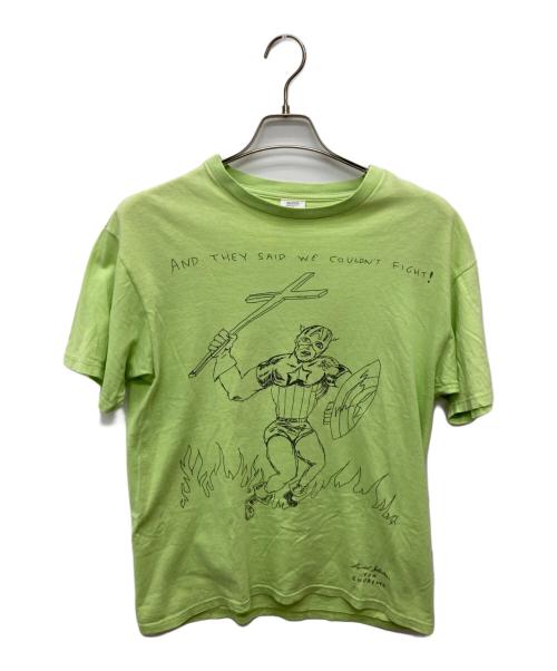 SUPREME（シュプリーム）Supreme (シュプリーム) Captain Fight Tee グリーン サイズ:Mの古着・服飾アイテム