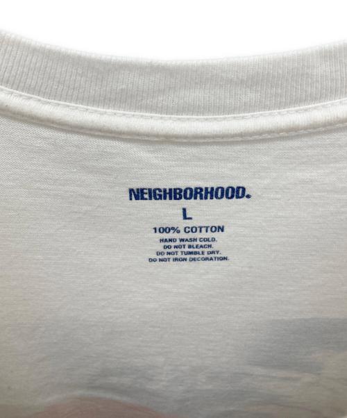 NEIGHBORHOOD（ネイバーフッド）NEIGHBORHOOD (ネイバーフッド) 23AW プリントTシャツ ホワイト サイズ:Lの古着・服飾アイテム