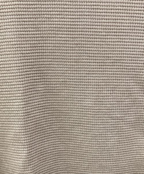 and wander（アンドワンダー）and wander (アンドワンダー) garment dye waffle pocket T ベージュ サイズ:Lの古着・服飾アイテム