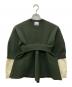 OMMO（オーエムエムオー）の古着「LAYERED FLARE KNIT TOP」｜オリーブ