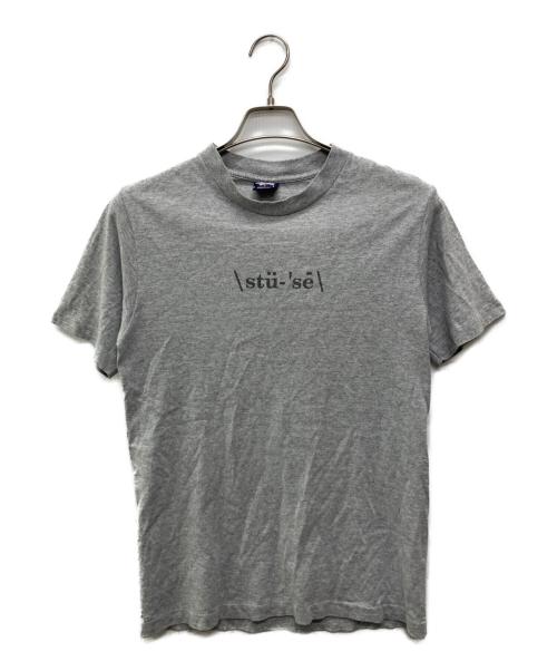 stussy（ステューシー）stussy (ステューシー) 90's プリントTシャツ グレー サイズ:Sの古着・服飾アイテム