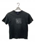 stussyステューシー）の古着「90's ロゴプリントTシャツ」｜ブラック