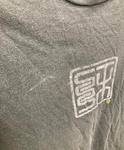 stussy（ステューシー）stussy (ステューシー) 90's ロゴプリントTシャツ ブラック サイズ:Lの古着・服飾アイテム