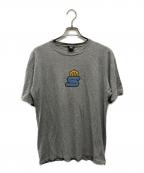 stussyステューシー）の古着「80's～90's クラウンSロゴTシャツ」｜グレー