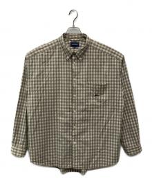 DESCENDANT（ディセンダント）の古着「KENNEDY'S PLAID LS SHIRT」｜ベージュ
