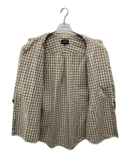 DESCENDANT（ディセンダント）DESCENDANT (ディセンダント) KENNEDY'S PLAID LS SHIRT ベージュ サイズ:Lの古着・服飾アイテム
