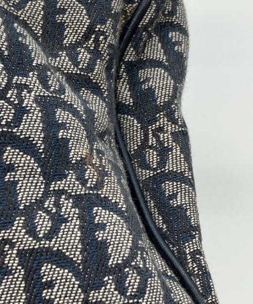 Christian Dior（クリスチャン ディオール）Christian Dior (クリスチャン ディオール) トロッター柄ボストンバッグ ネイビーの古着・服飾アイテム