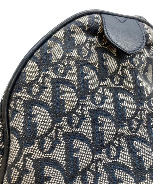 Christian Dior（クリスチャン ディオール）Christian Dior (クリスチャン ディオール) トロッター柄ボストンバッグ ネイビーの古着・服飾アイテム