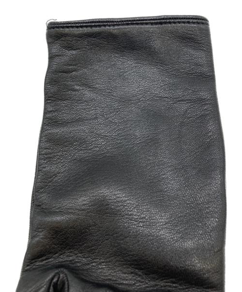 DRIES VAN NOTEN（ドリスヴァンノッテン）DRIES VAN NOTEN (ドリスヴァンノッテン) レザーグローブ ブラック サイズ:Ｍの古着・服飾アイテム
