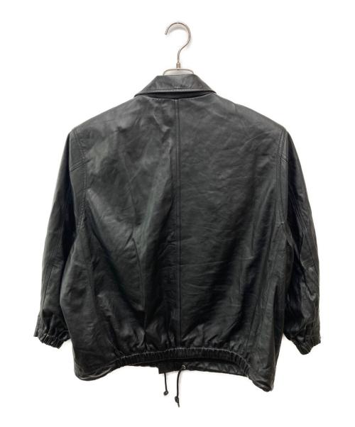 ELBORN（エルボルン）ELBORN (エルボルン) ラムレザージャケット ブラック サイズ:ＦＲＥＥの古着・服飾アイテム