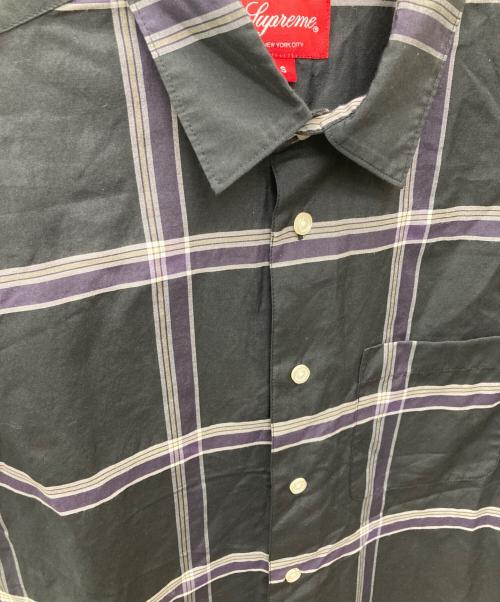 SUPREME（シュプリーム）Supreme (シュプリーム) Lightweight Plaid S/S Shirt パープル サイズ:Ｓの古着・服飾アイテム