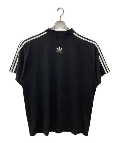 BALENCIAGA（バレンシアガ）BALENCIAGA (バレンシアガ) adidas (アディダス) オーバーサイズカットソー ブラック サイズ:4の古着・服飾アイテム
