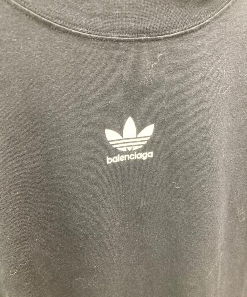 BALENCIAGA（バレンシアガ）BALENCIAGA (バレンシアガ) adidas (アディダス) オーバーサイズカットソー ブラック サイズ:4の古着・服飾アイテム