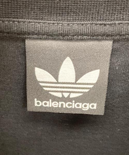 BALENCIAGA（バレンシアガ）BALENCIAGA (バレンシアガ) adidas (アディダス) オーバーサイズカットソー ブラック サイズ:4の古着・服飾アイテム