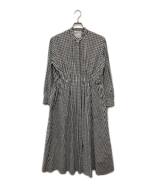 BEARDSLEY（ビアズリー）BEARDSLEY (ビアズリー) シアーサッカーワンピース/BEZ1021509A0007 グレー サイズ:ＦＲＥＥの古着・服飾アイテム